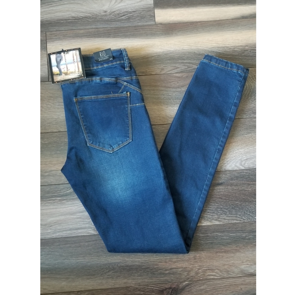 Urban Planet Rio Low Rise Push Up Skinny Jeans